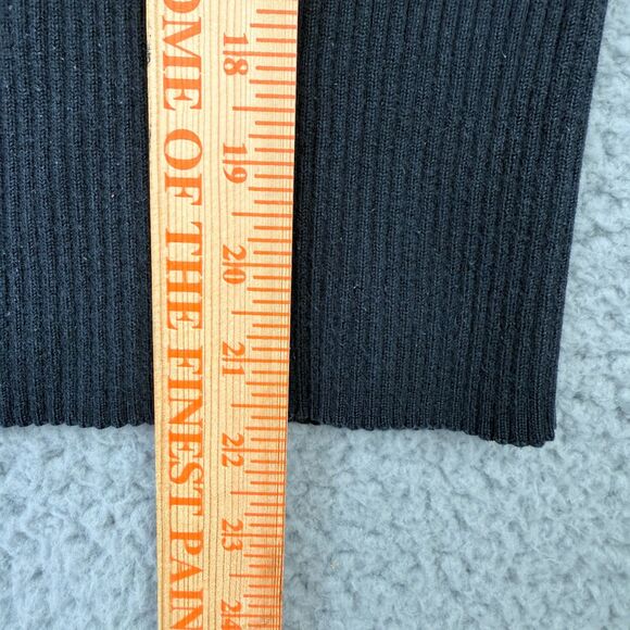 Vintage Ralph Lauren Polo Jeans Co Turtleneck Sweater Women L Black Cotton Gift - Picture 8 of 8